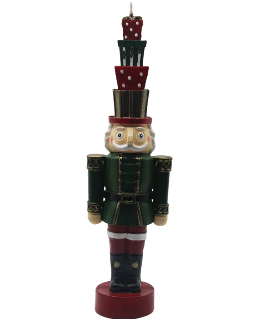 Nutcracker with Present Hat - Green