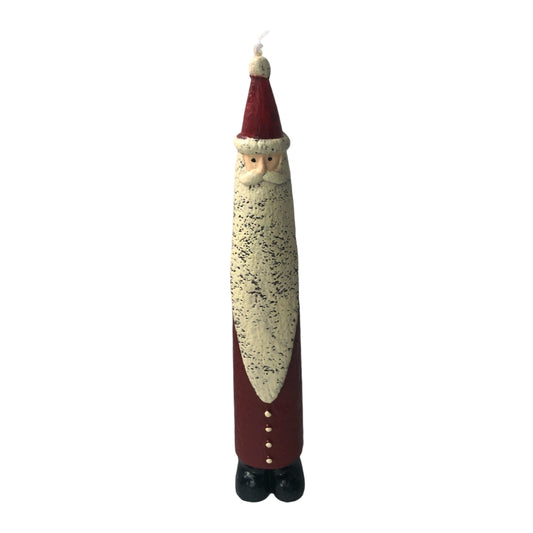 Pencil Santa Candle - Red