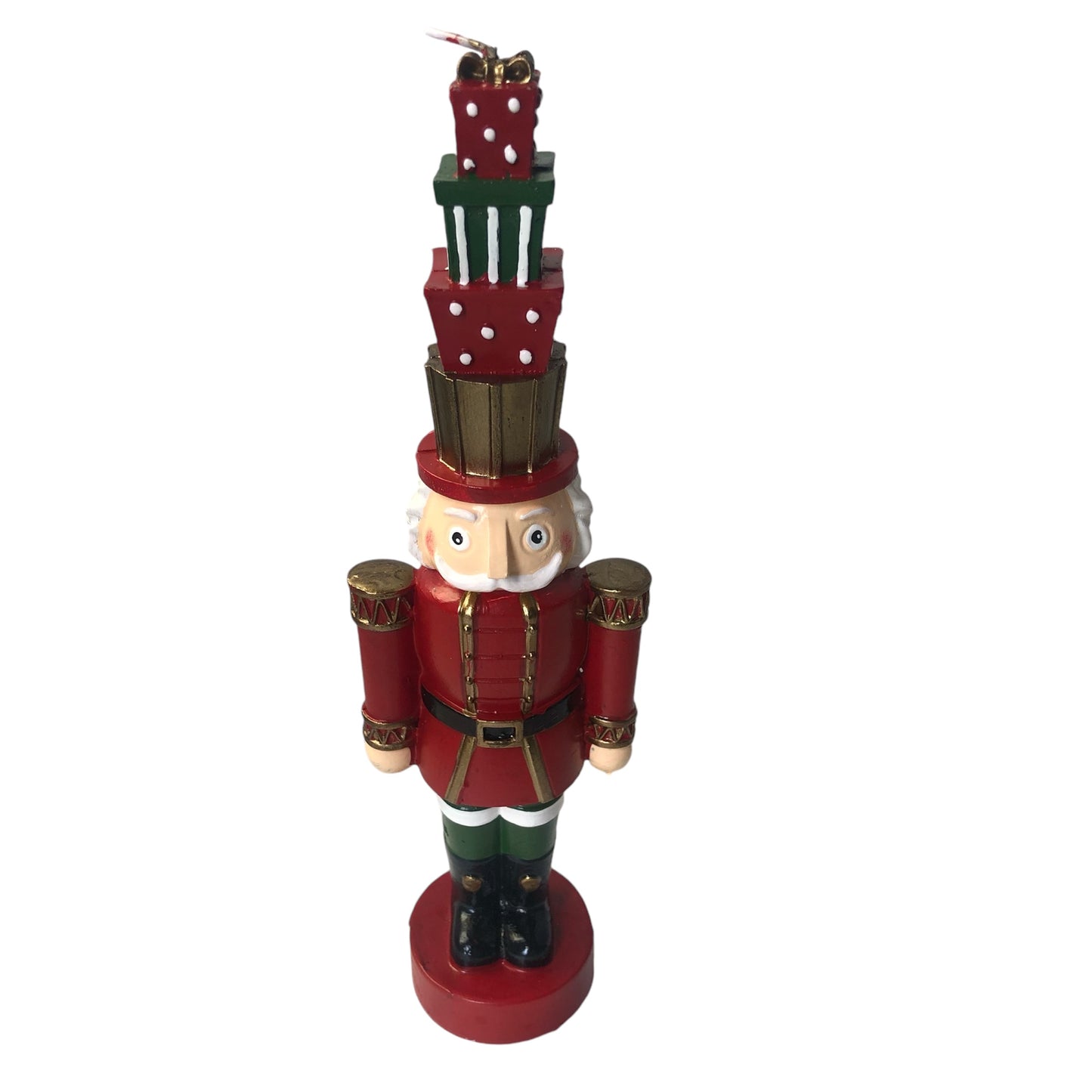 Nutcracker with Present Hat - Red