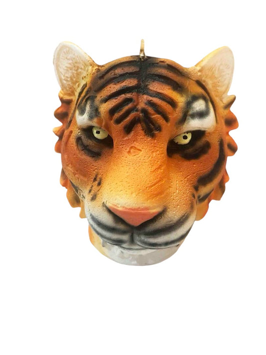 Tiger Head Candle